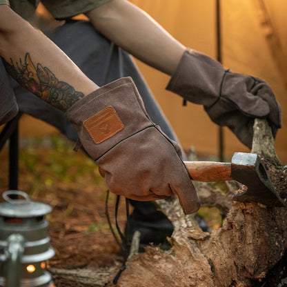 Heat Insulation Leather Gloves