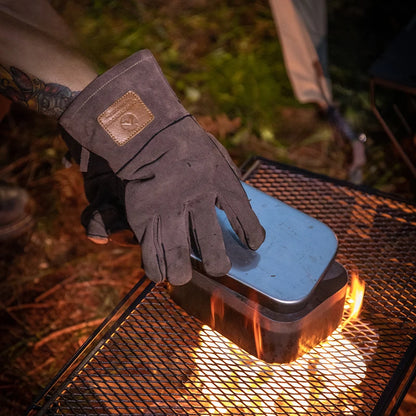 Heat Insulation Leather Gloves